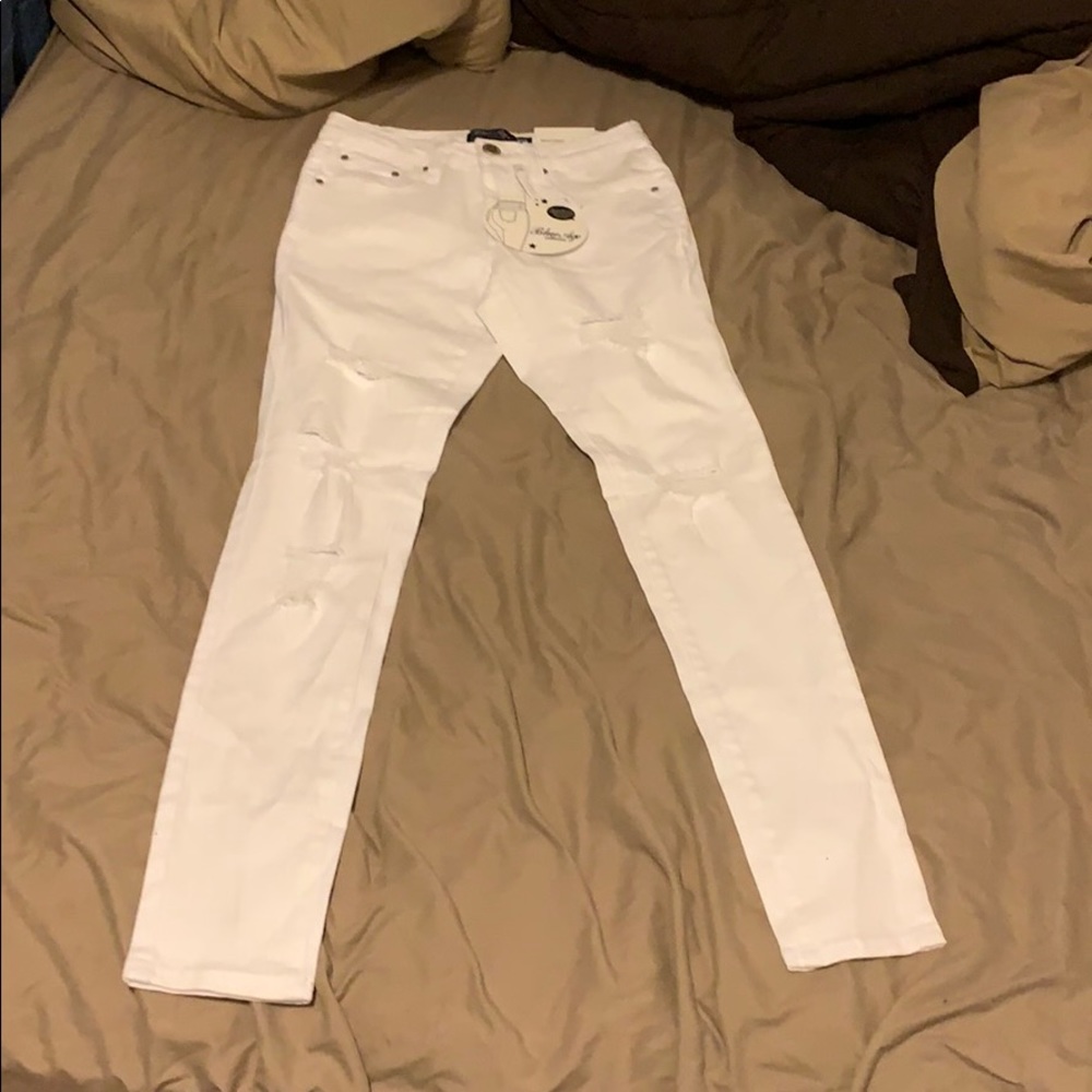 White jeans